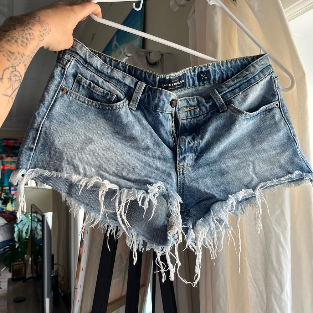 denim jean shorts
